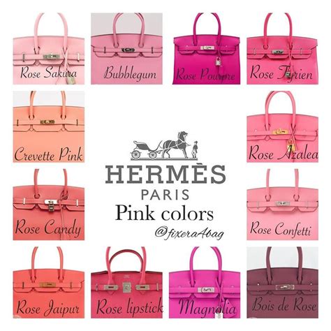 carteras hermes originales|hermes handbags color chart.